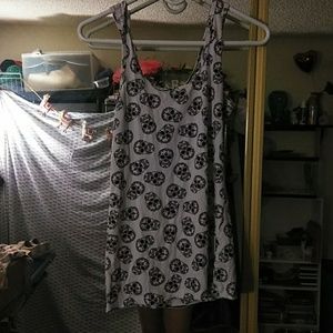 Skull tank top